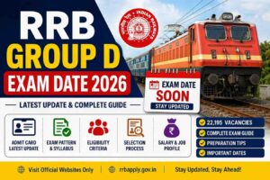 RRB Group D Exam Date 2026 Latest Update