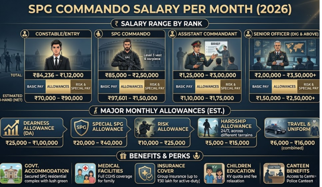 SPG Commando Salary