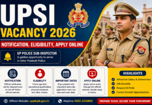 UPSI Vacancy 2026