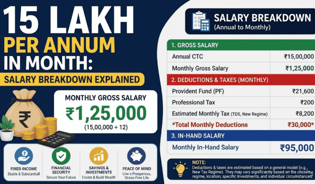 15 LPA In Hand Salary