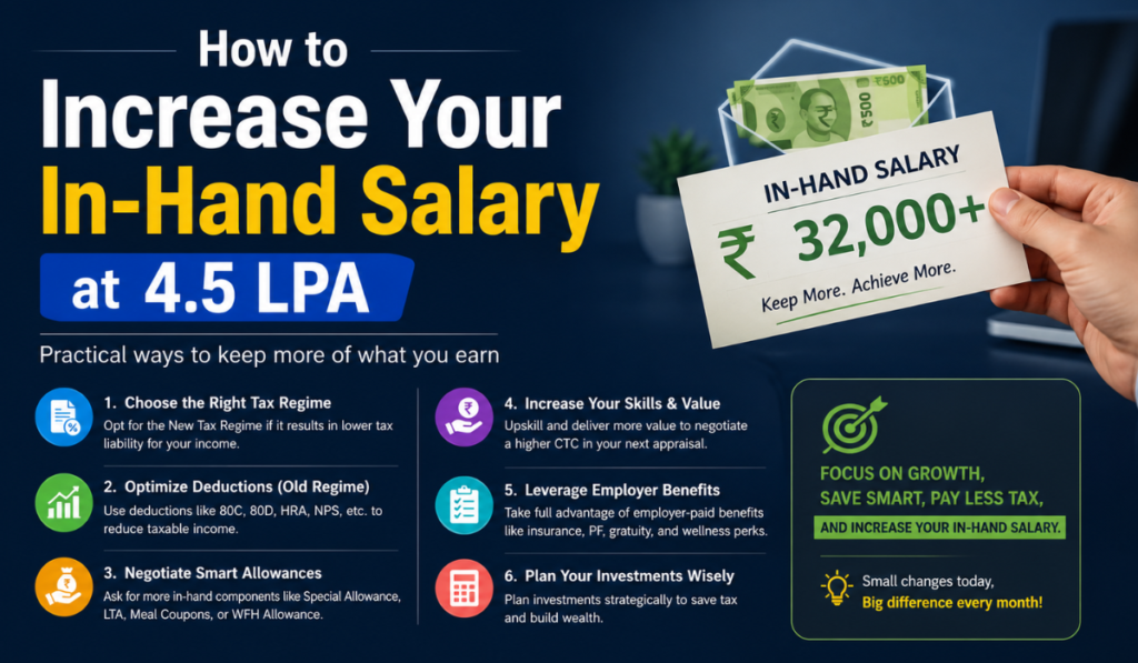 4.5 lpa in hand salary