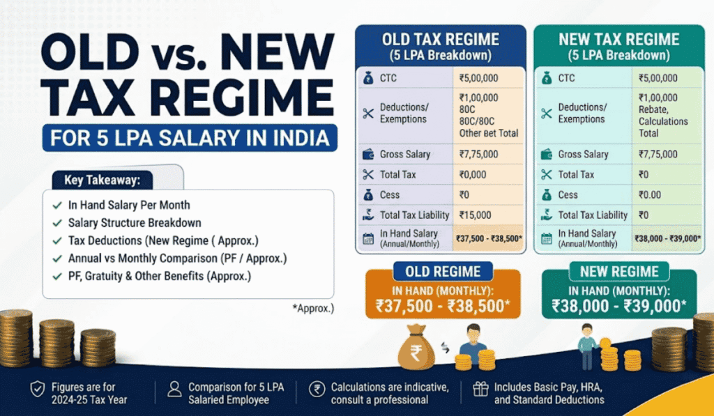 5 LPA In Hand Salary