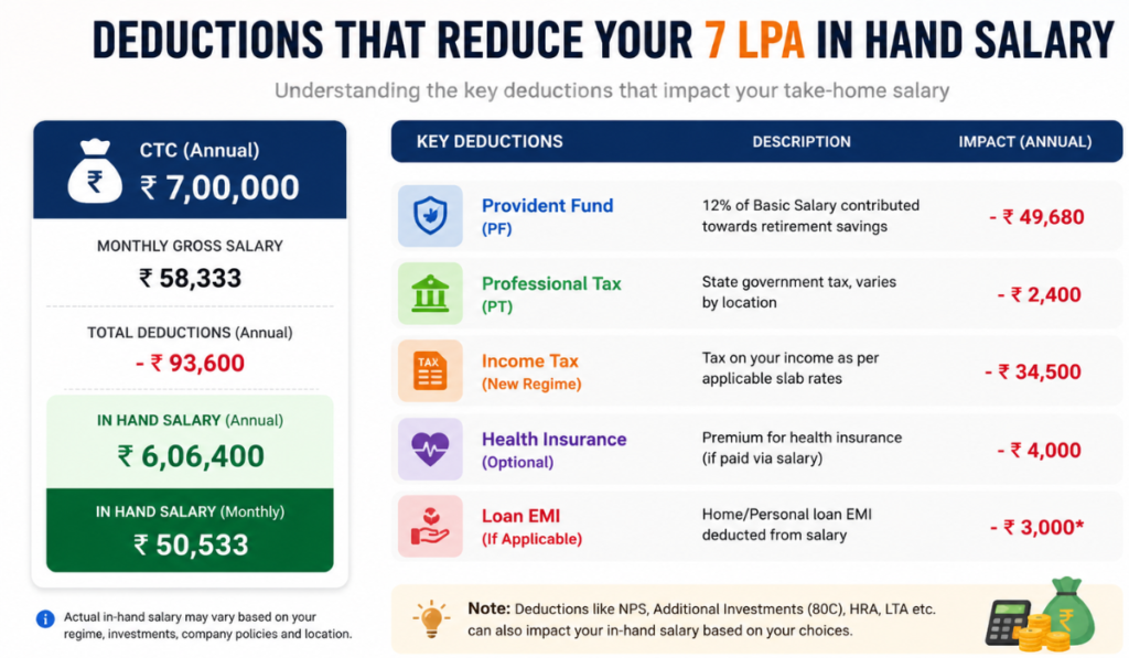 7 LPA In Hand Salary