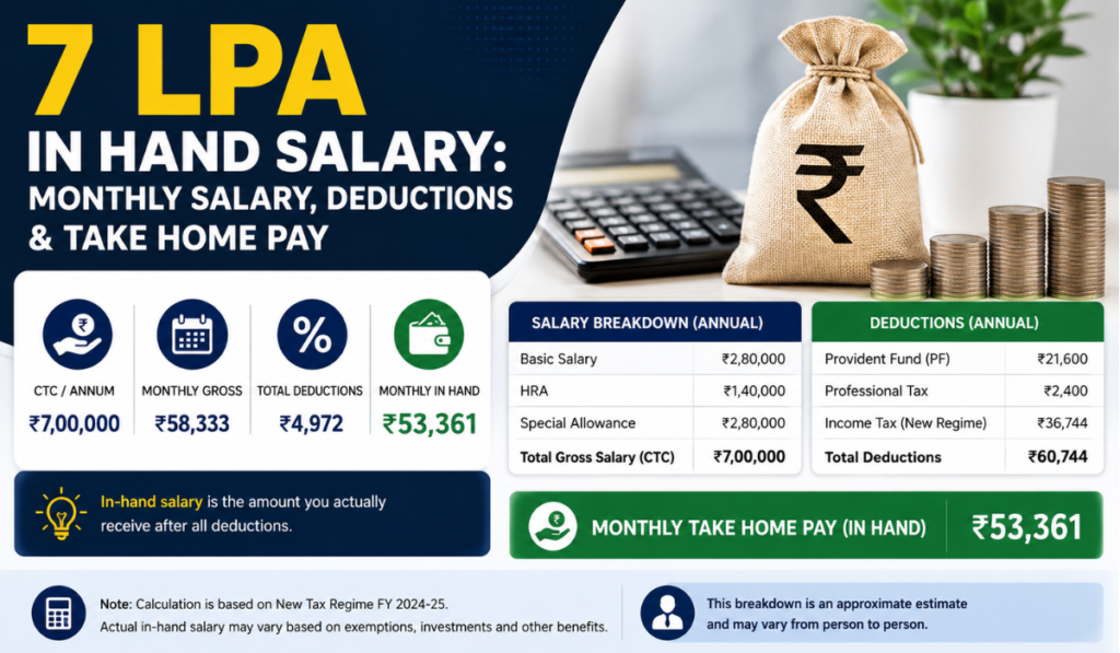 7 LPA In Hand Salary