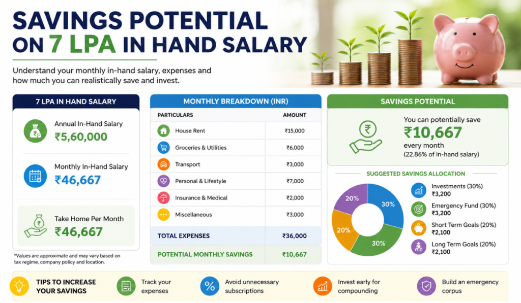 7 LPA In Hand Salary