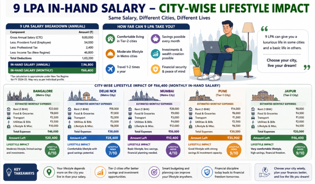 9 LPA In Hand Salary