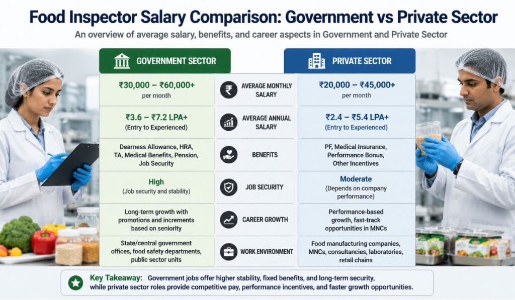Food Inspector Salary