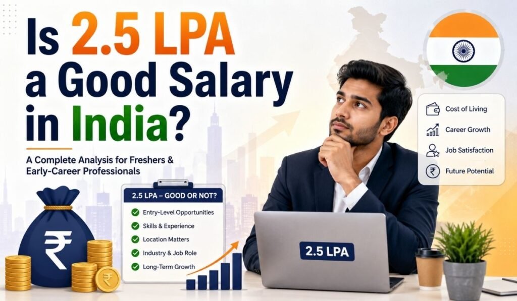 2.5 LPA In Hand Salary