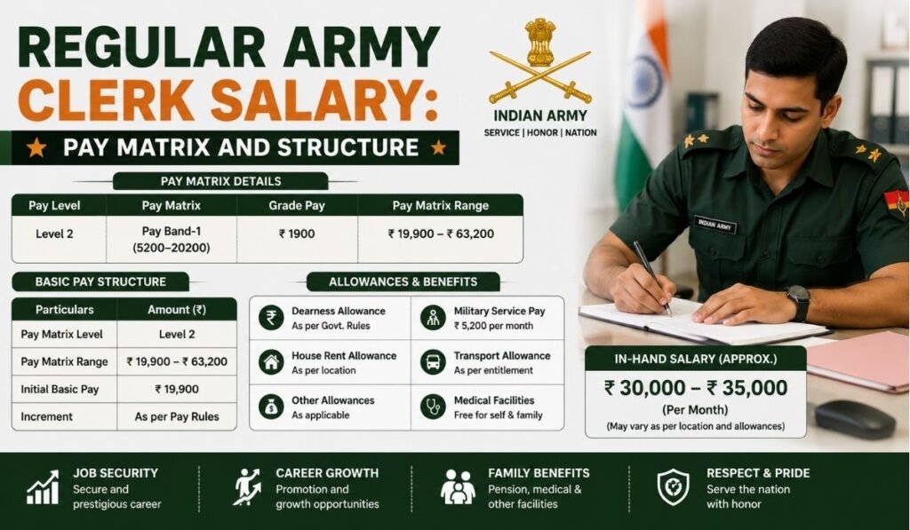 Army Clerk Salary