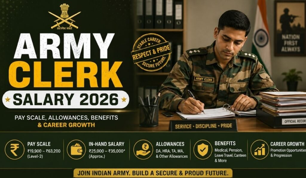 Army Clerk Salary