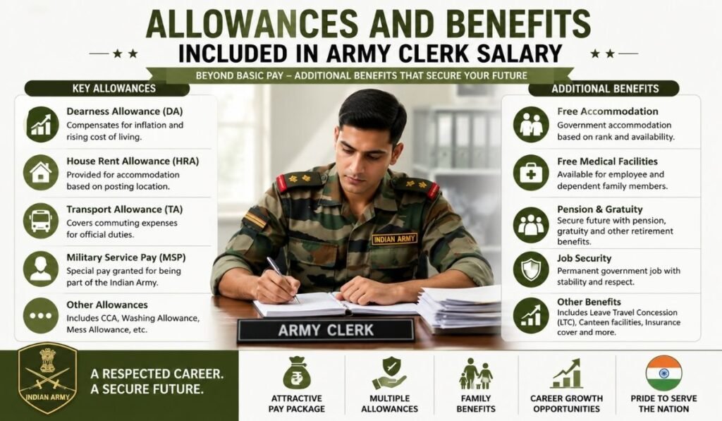 Army Clerk Salary