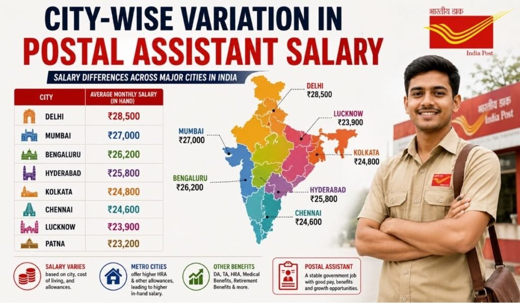 Postal Assistant Salary