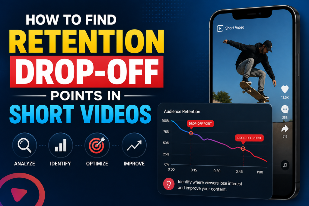 How to Find Retention Drop-Off Points in Short Videos